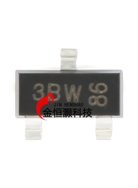 BC856B,215 3BW SOT-23 -65V/-100mA 贴片三极管 20只