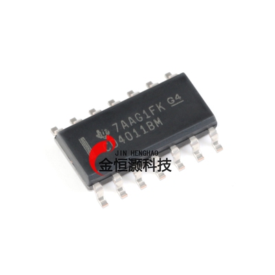 原装正品 CD4011BM96 SOIC-14 CMOS四路2输入与非门 贴片逻辑芯片