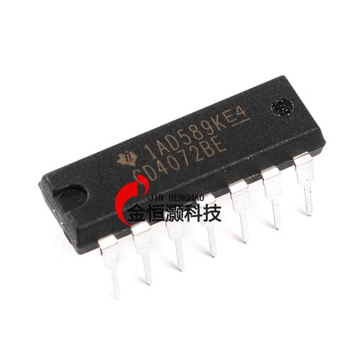 原装正品 直插 CD4072BE DIP-14 逻辑芯片 或门 4输入