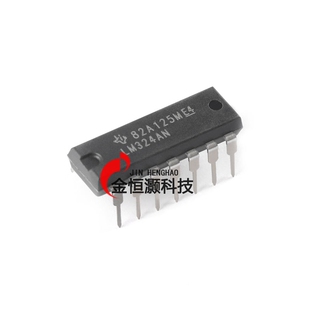 原装正品 直插 LM324AN PDIP-14 四路运算放大器IC芯片