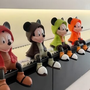 米奇电视柜台面装饰品摆件客厅轻奢高档入户玄关客厅创意坐姿手办