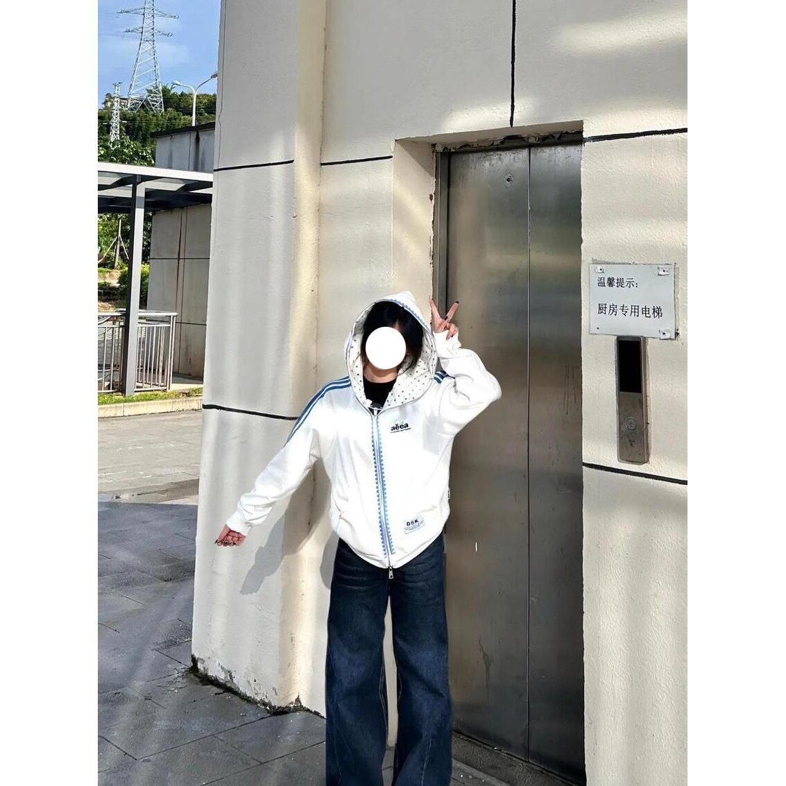 韩系波点条纹字母童装连帽开衫卫衣女2026秋冬新款百搭宽松外套潮