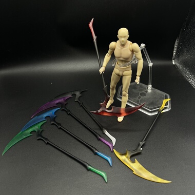 镰刀机娘人偶手办树脂透明镰刀1/12obj娃娃ob11万代shf通用现货