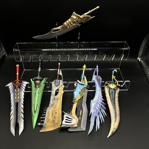 1/12怪物猎人树脂武器荒野冰原喷气大剑手办专用树脂武器四骑士