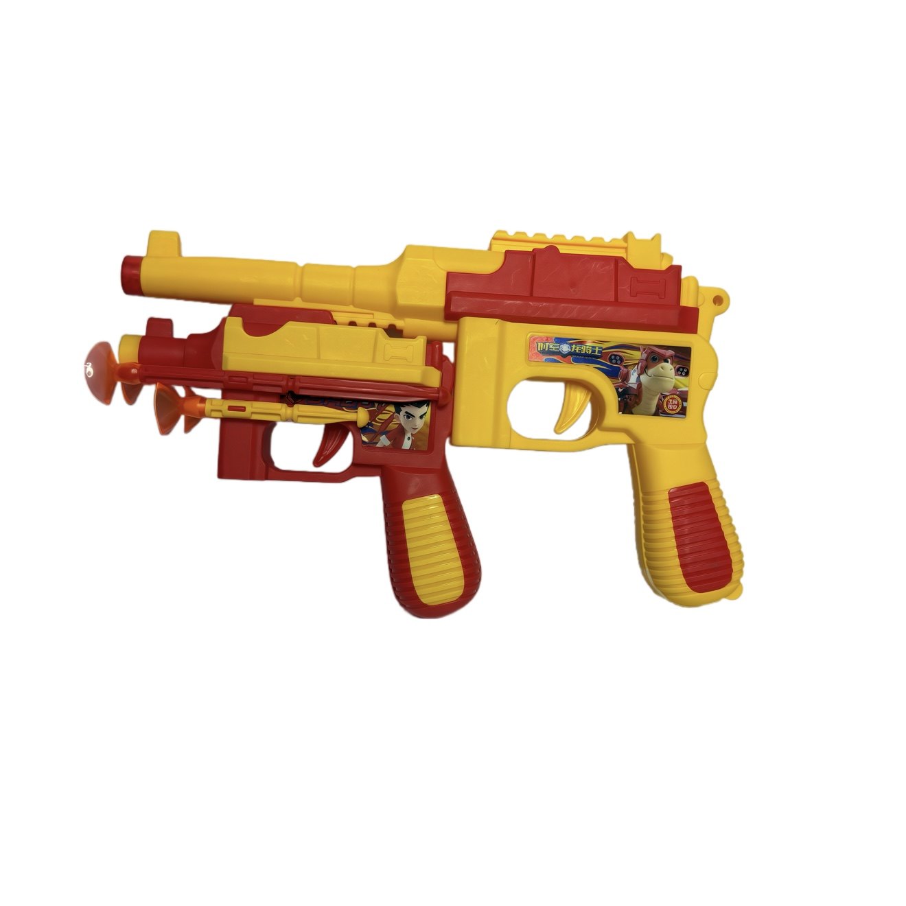 儿童子母玩具枪发射吸盘子弹按压射击二合一男孩驳壳手枪,玩具/童车/益智/积木/模型,软弹枪,淘宝优惠券,粉丝福利购,淘宝优惠卷