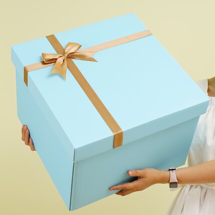 超大号生日礼物盒空盒纪念日送女友仪式感礼盒正方形礼品盒包装盒