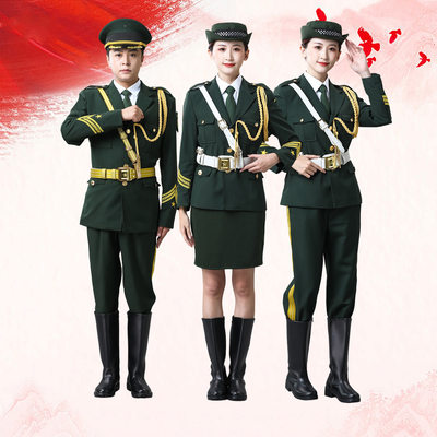 升旗手服装升国旗班仪仗队中小学生国旗护卫队礼服乐鼓队服装
