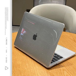 寻壳适用满天星苹果macbookair保护壳mac笔记本2023款 电脑pro套macpro14寸13简约airm2透黑色M1配件硬16mbp15