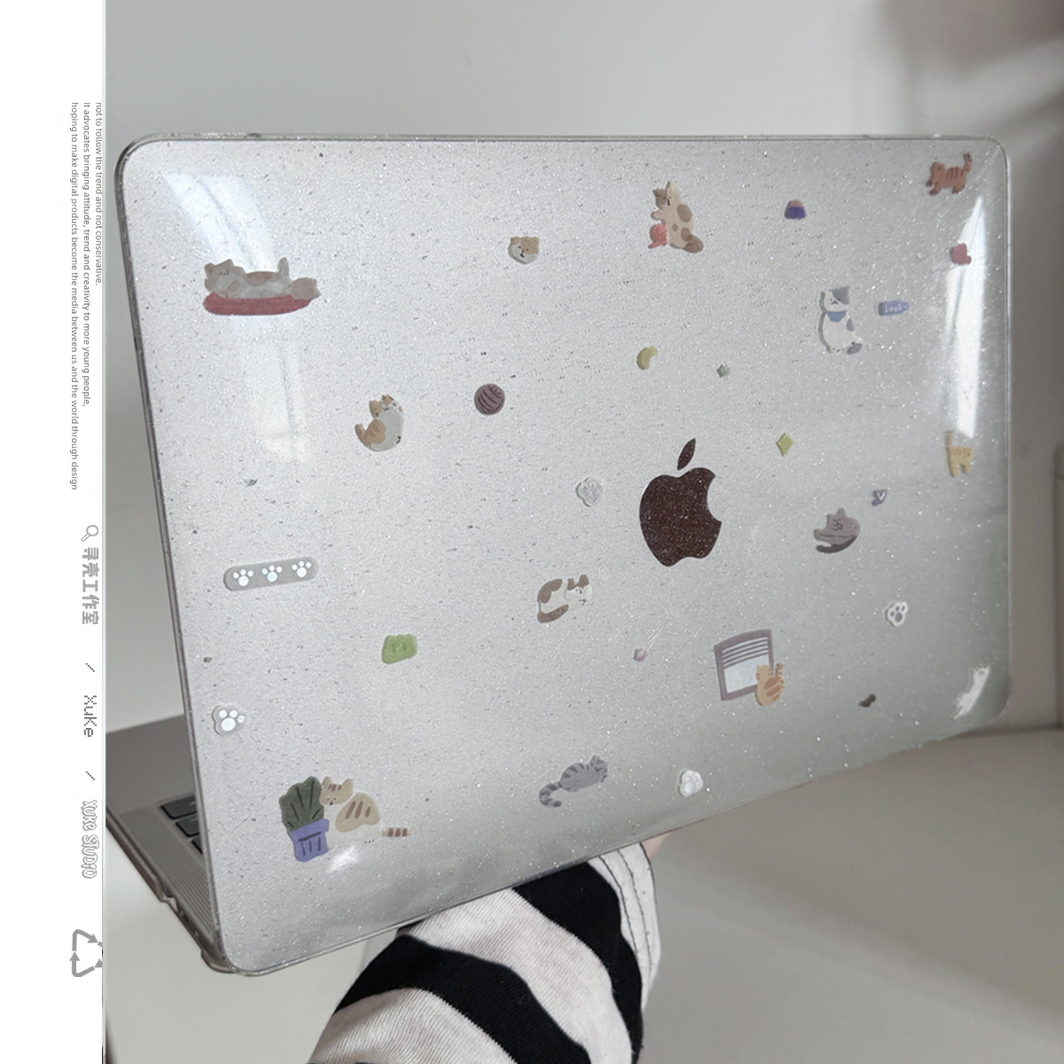 喵星趣味天地2026款适用macbookair保护壳13.6寸m4苹果macbookpro套15笔记本电脑14寸6键盘膜air透明8硬9可爱