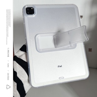 ins简约透明支架可调节适用苹果三星华为2025ipadpro保护套平板Air34678壳XIAOMI第十代11英寸A小米Matepad女