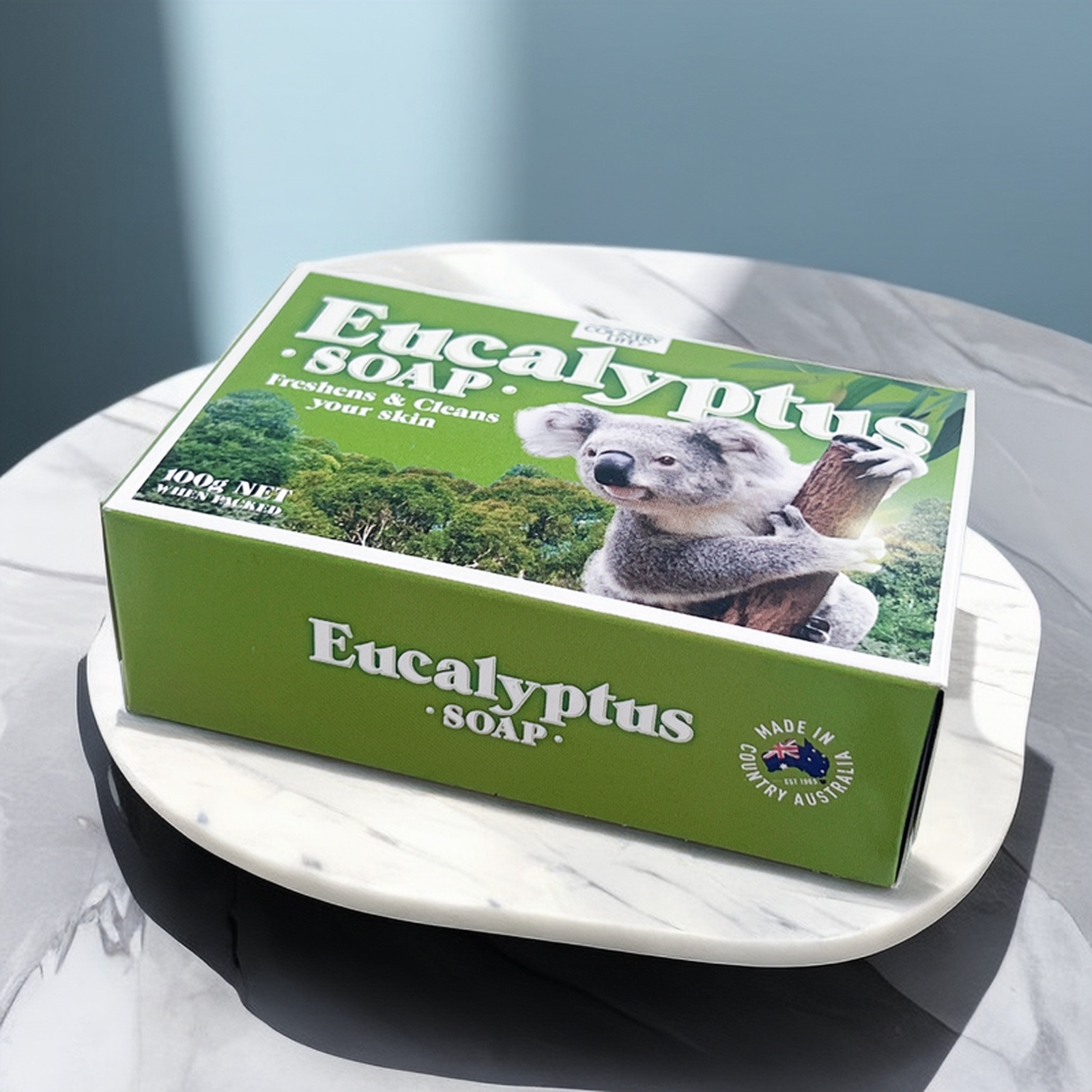 澳洲乡间生活COUNTRY LIFE 桉树油香皂温和沐浴洗脸皂100g