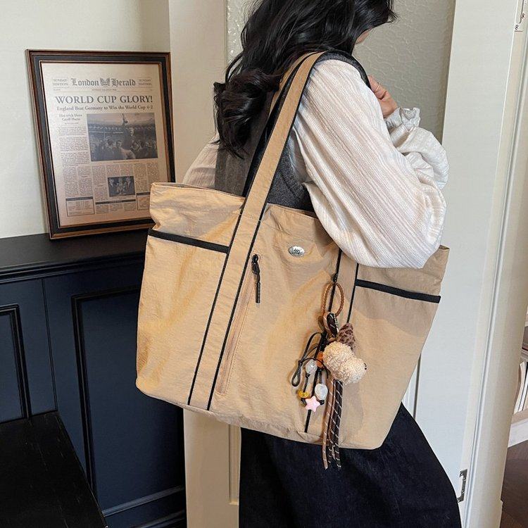 时尚大容量通勤包托特包上班族背包2026新款通用款女包单肩手提包,箱包皮具/热销女包/男包,通用款女包,淘宝优惠券,粉丝福利购,淘宝优惠卷