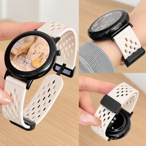 适用小米Watch 2/Watch 2 Pro/Watch S4/eSIM折叠式表扣硅胶表带