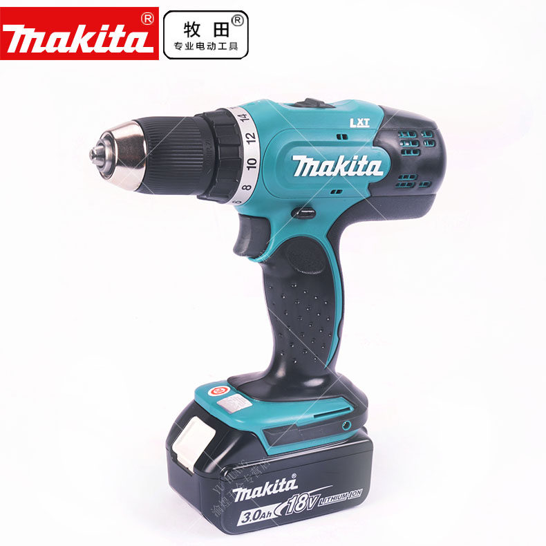 MAKITA 18V 충전식 임팩트 드릴 가정용 전기 드릴 권총 드릴 전기 스크루 드라이버 DDF453SFJ|DHP453