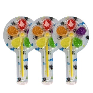 马大姐风车形棒棒糖欢心小风车造形水果味软糖棒棒糖儿童玩具糖