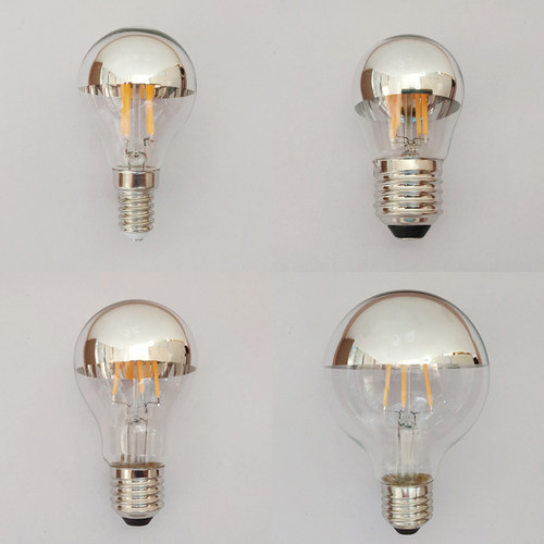 半电镀无影银色金色LED装饰灯泡