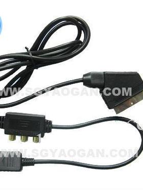 PS2 PS3 RGB线 SCART线 Playstaion2 3 SCART线 PS2 RGB线+AV座