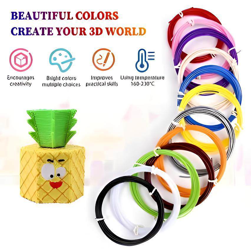 3D打印耗材儿童手工DIY涂鸦打印笔套装高温立体绘画PLA5米耗材,玩具/童车/益智/积木/模型,其它早教玩具类,淘宝优惠券,粉丝福利购,淘宝优惠卷