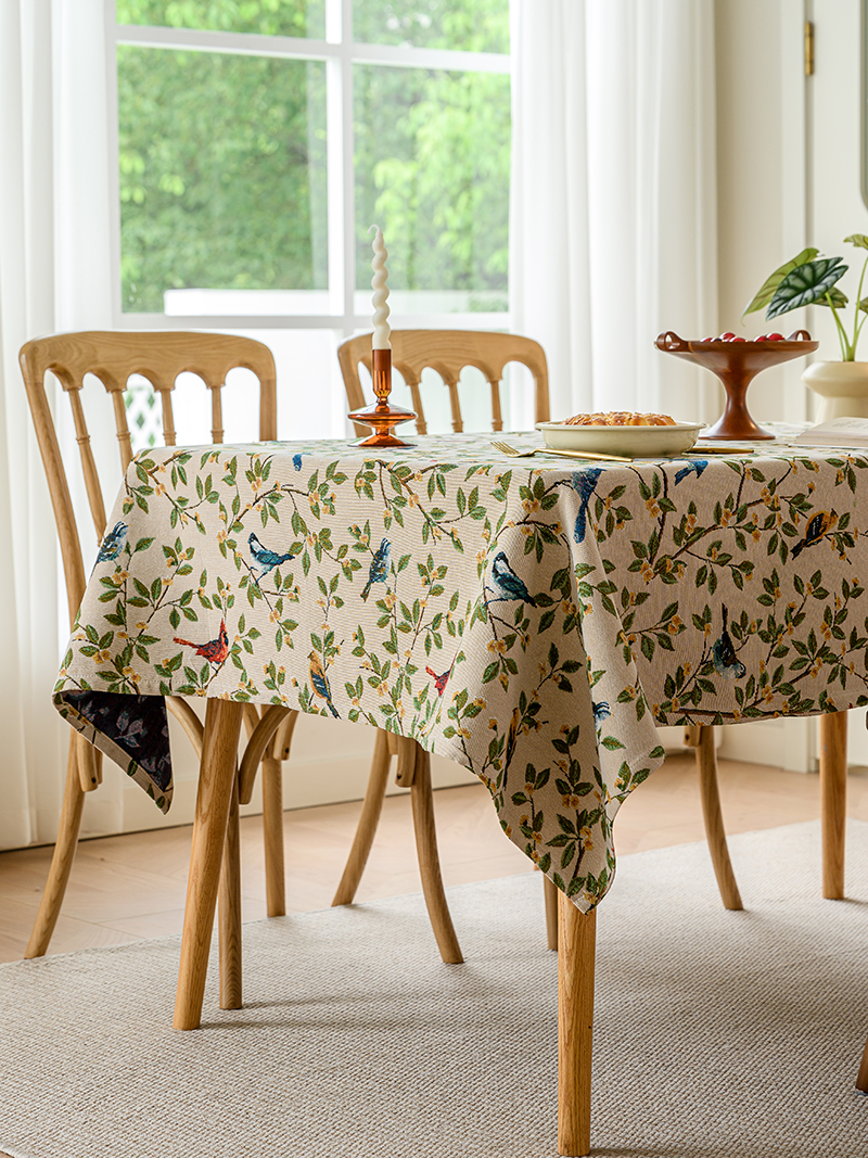 美式田园风餐桌布茶几布台布