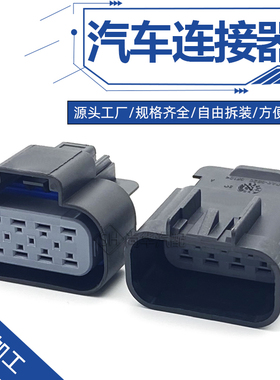 DJ7082YD-2.8-11/21德尔福8孔防水公母接插件15326654/15326655