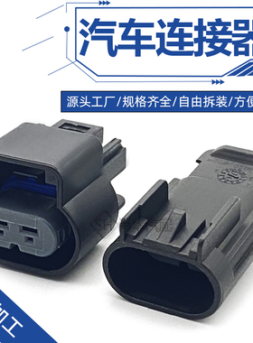 2孔P德尔福型汽车防水连接器15326678 15326679汽车油泵线束插头
