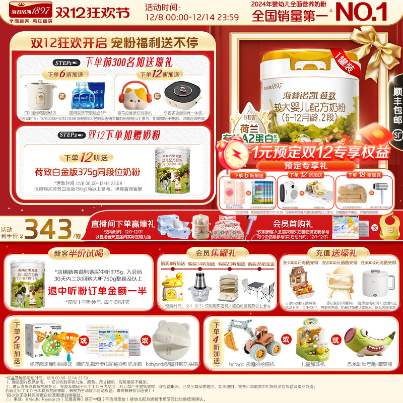 海普诺凯1897荷致白金版2段750g