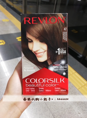 露华浓丽然染发剂膏霜焗油膏效果持久亮丽47 46 51 54号遮盖白发