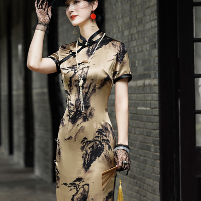 2024旗袍中国风薄款2023年夏季