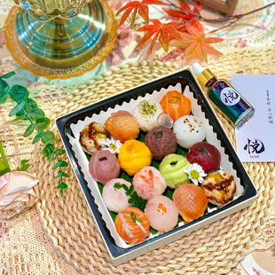 刺身打包盒一次性木质高档日料寿司木盒商用三文鱼顺德鱼生外卖盒
