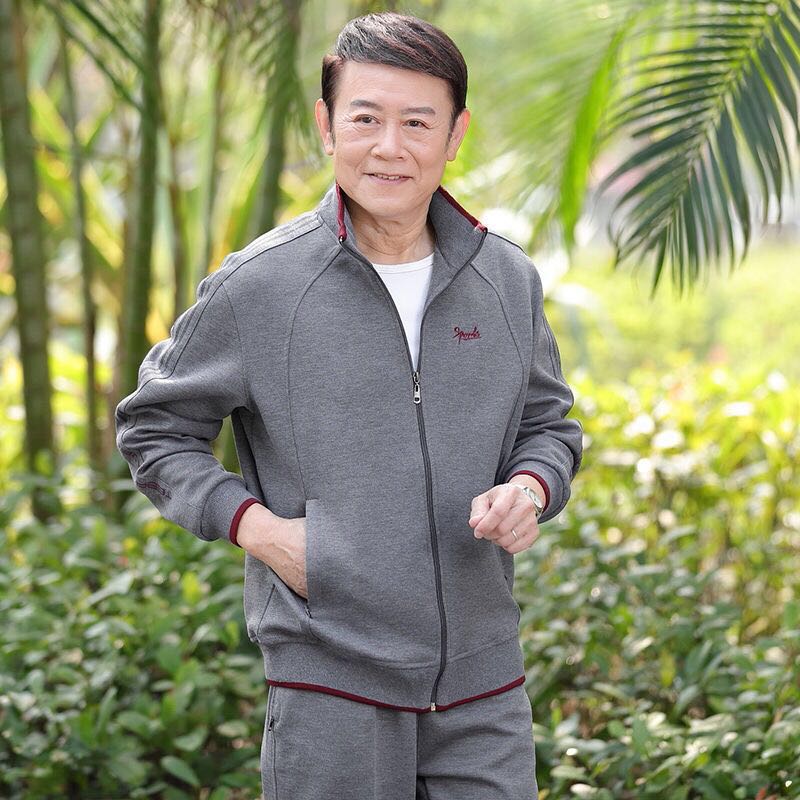 男士运动套装男春秋休闲服套装中老年2件套加绒秋季60岁爸爸冬季