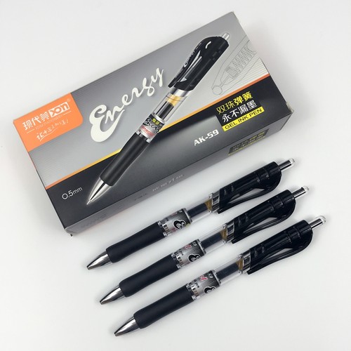 现代美AK-59按动中性笔0.5mm水笔