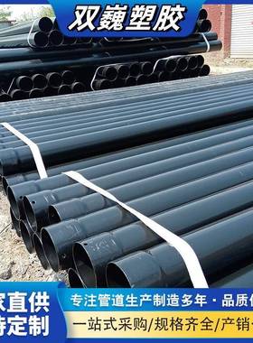 NHPA热浸塑电力管地埋过路钢质穿线管黑色涂塑复合穿线管过轨管电