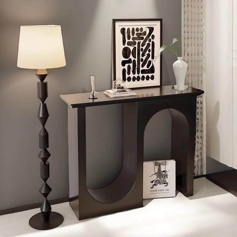法式门厅玄关桌入户艺术黑色装饰柜走廊靠墙端景台客厅置物架隔断,住宅家具,门厅/玄关柜/玄关架,淘宝优惠券,粉丝福利购,淘宝优惠卷