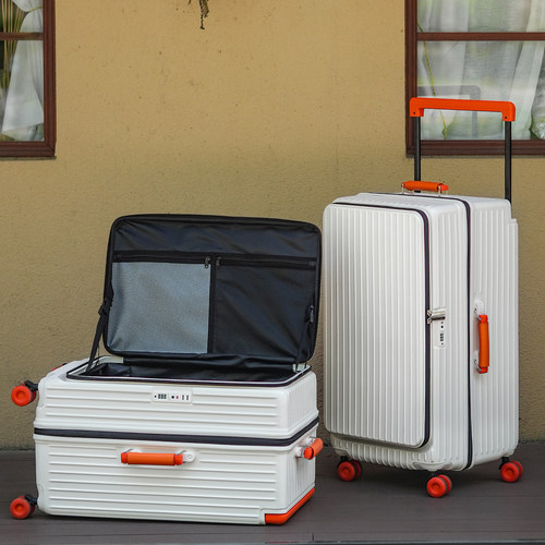 2025年新款宽拉杆侧开扩展行李箱