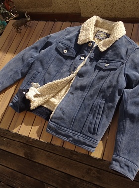 赔本抛售【酵素洗白】507牛仔毛胆美式复古反绒牛皮真皮衣男女
