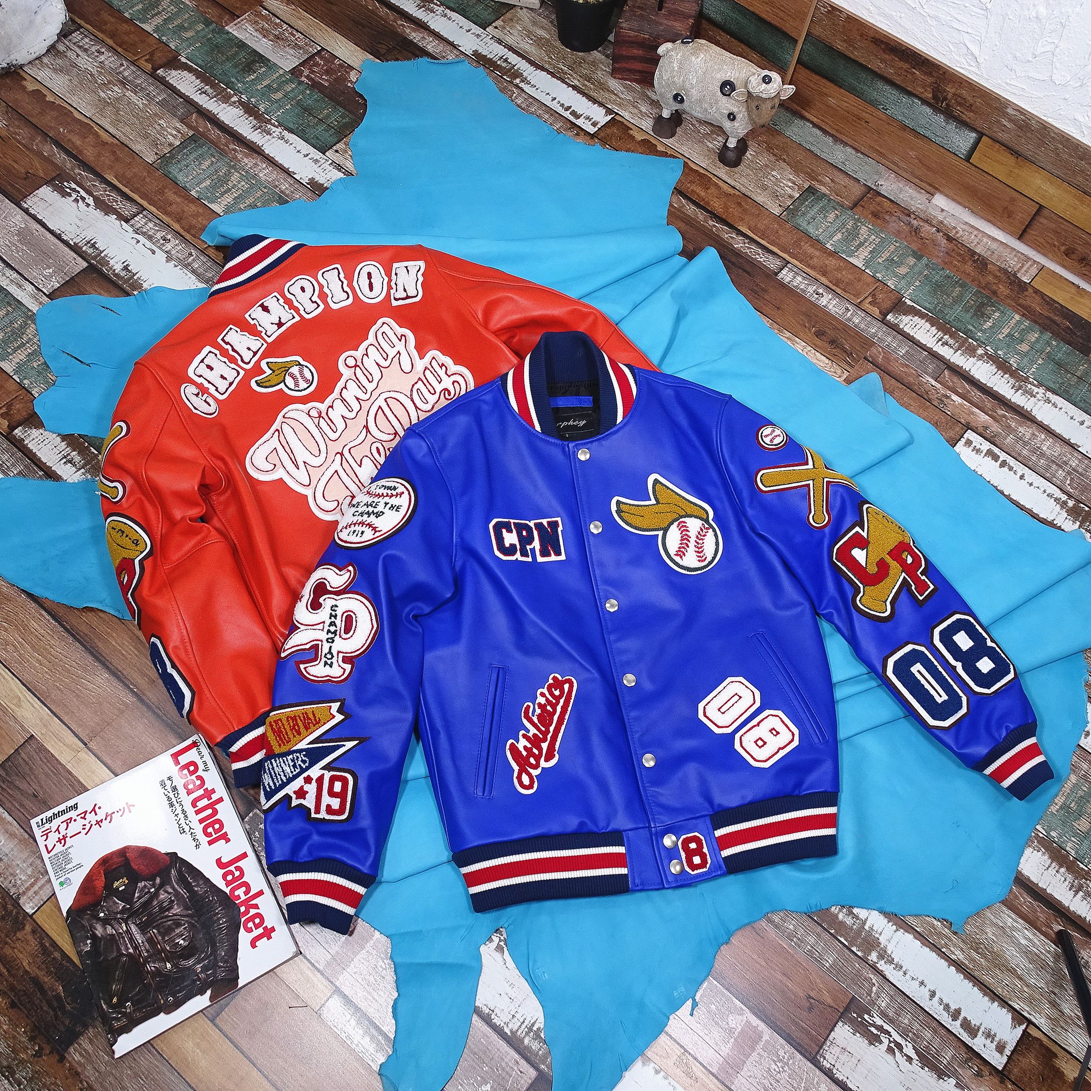 刺绣徽章多标潮棒球领