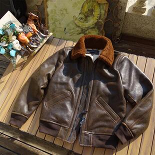 A2修身 仅83件 美奢设计师版 皮毛一体你穿过吗 男真皮衣 有里子