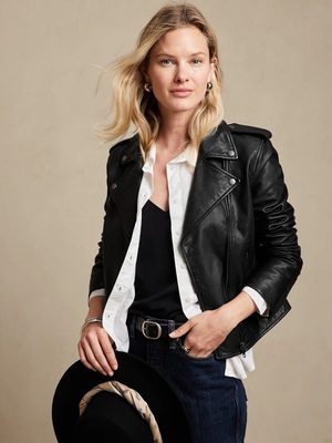 外贸出口短款斜拉链女