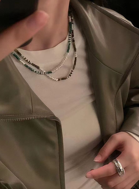 区区欧阳同款天然石手工串珠项链