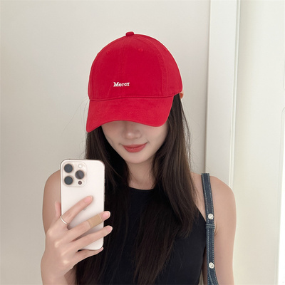 很出片的夏季遮阳小红帽显脸小女