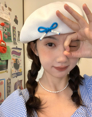 贝雷帽逛街俏皮可爱男女透气四季