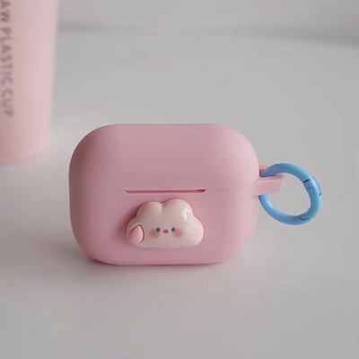 高级感dense硅胶软壳适用于AirPodsPro2保护套AirPods1/2/3/4代耳机壳AirPods3耳机保护套华强北五代保护套