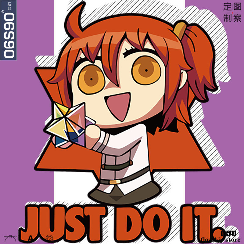 设计感t恤男短袖 fate grand order 命运fgo咕哒子2022网红t恤男