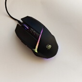 二手达尔优牧马人RGB五代血手102罗技402网吧有线游戏吃鸡鼠标usb