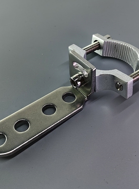 电动车LED外置大灯摩托车LED外置大灯L型安装支架铝制管夹