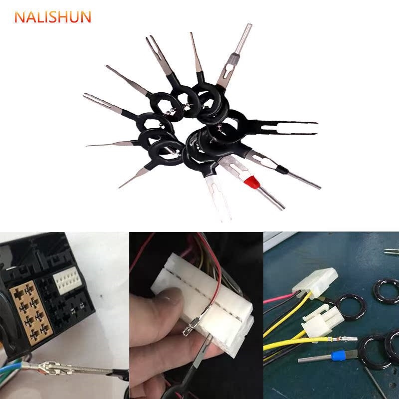 端子退针器拆卸工具线束路插头取推挑针汽车维修通用退出器高硬度