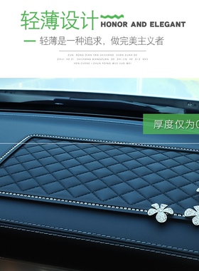 汽车圆形防滑垫硅胶车载垫子车用车内摆件小香水饰品粘贴用品车载