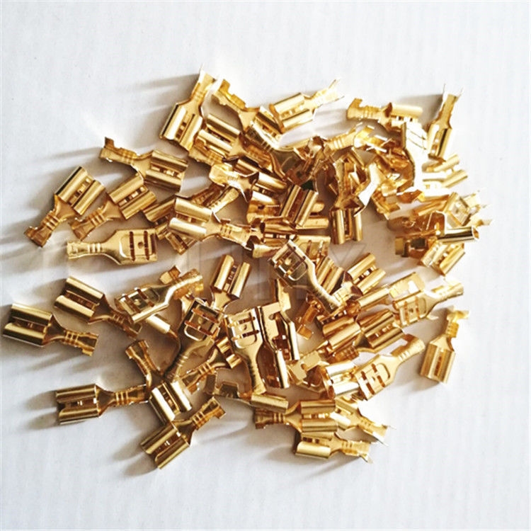 冷压端子接线端子6.3插簧 开关端子 卡簧 接线插件鼻子接线器快接