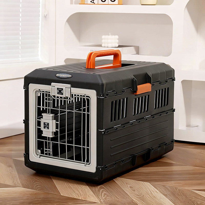 宠物航空箱爱丽思外出便携猫笼子猫咪车载托运可折叠带轮狗狗笼子