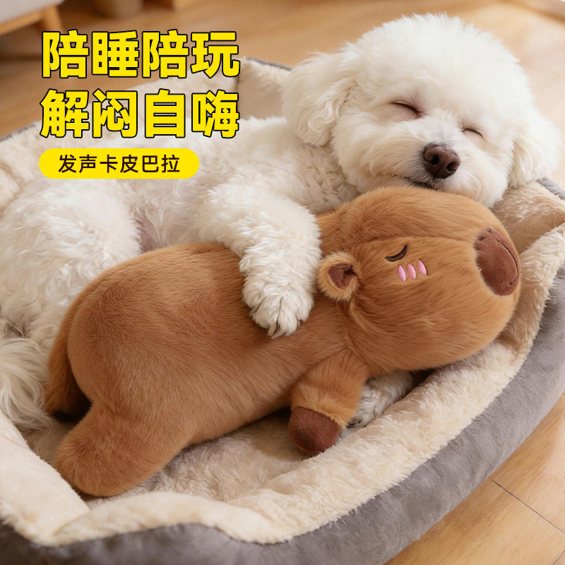 狗狗玩具毛绒玩偶发声耐咬自嗨解闷神器小狗幼犬比熊柯基宠物用品